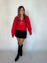 Load image into Gallery viewer, Jingle Bow Sweater