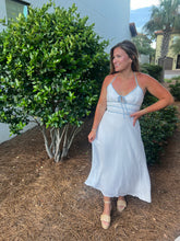 Load image into Gallery viewer, Carefree White Midi Dress
