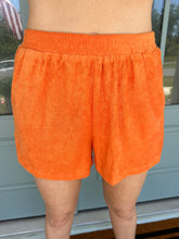 Load image into Gallery viewer, Orange Terry Shorts