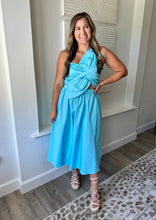 Load image into Gallery viewer, Topaz Blue Midi Dress