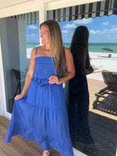 Load image into Gallery viewer, Boho Blue Skirt