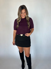 Load image into Gallery viewer, The Merlot Mock Sweater