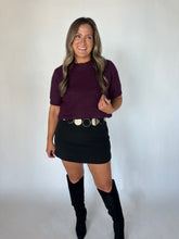 Load image into Gallery viewer, The Merlot Mock Sweater
