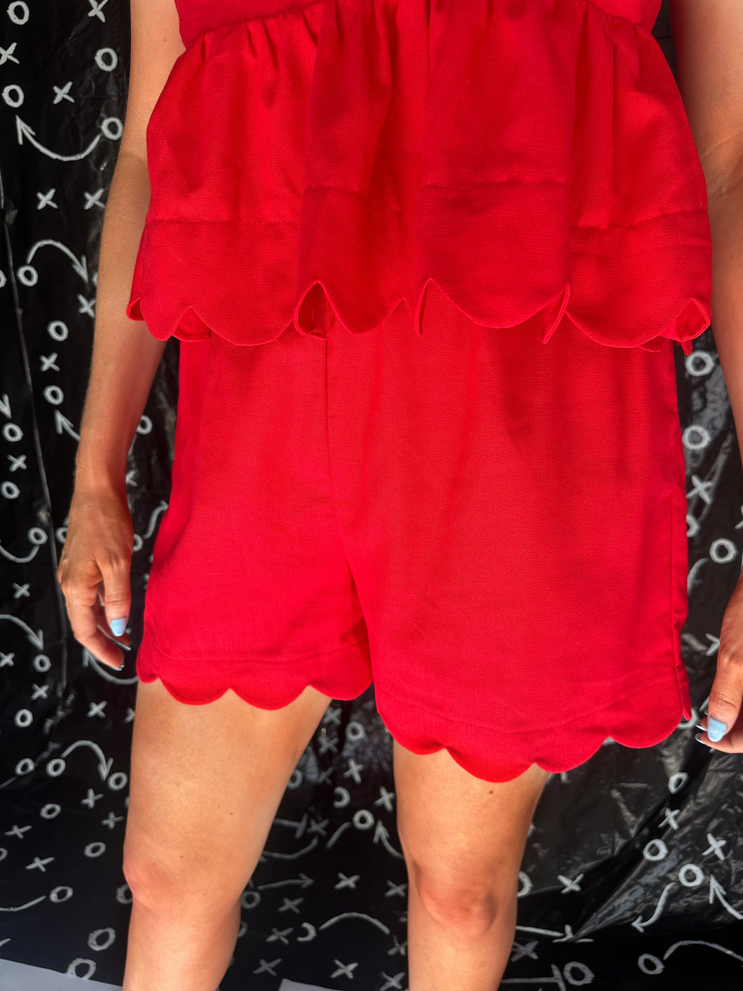 Flame and Frill Shorts