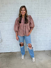 Load image into Gallery viewer, Fall Floral Top
