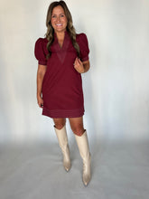 Load image into Gallery viewer, Burgundy Boundaries Dress
