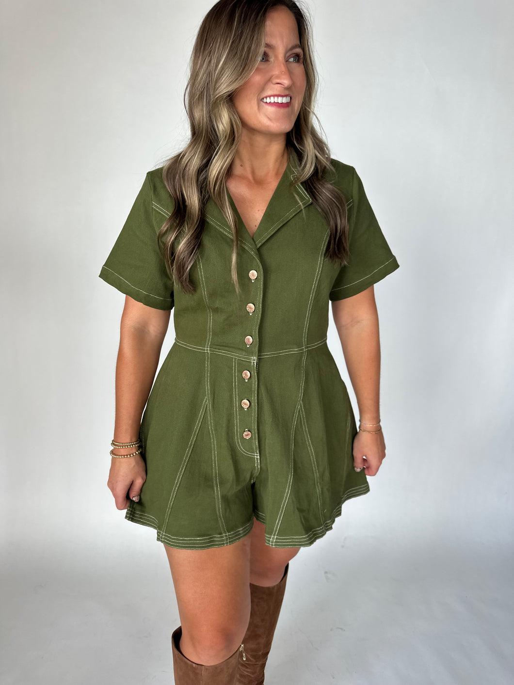 Sweet Fern Romper