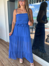 Load image into Gallery viewer, Boho Blue Tank
