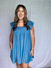 Load image into Gallery viewer, Blue Me Away Dress
