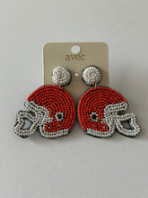 Load image into Gallery viewer, Football Helmet Earrings
