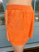 Load image into Gallery viewer, Orange Terry Shorts
