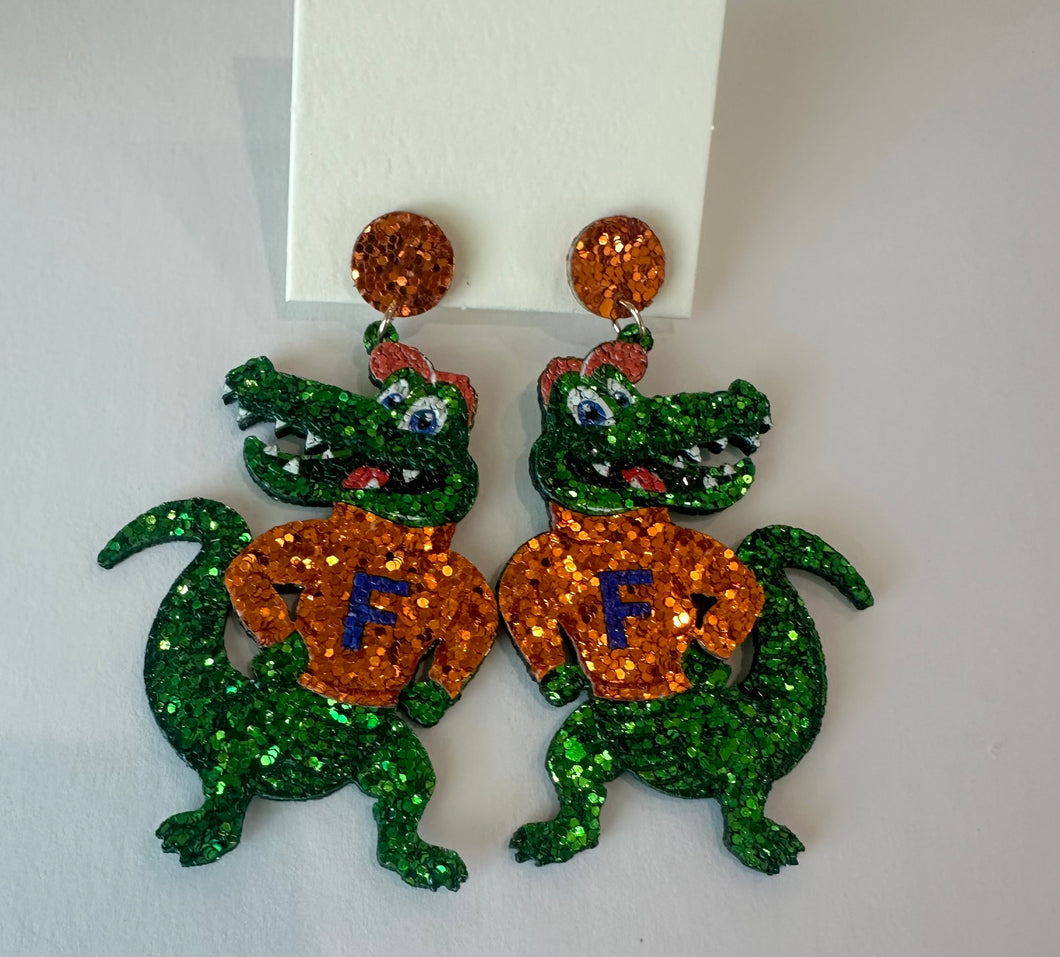 Florida Gator Earrings