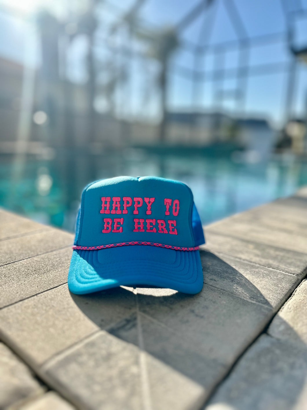 Happy To Be Here Trucker Hat