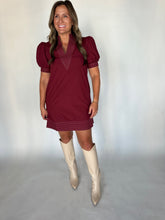 Load image into Gallery viewer, Burgundy Boundaries Dress
