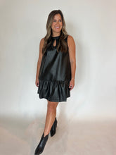 Load image into Gallery viewer, The Clean Cut Leather Dress
