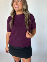 Load image into Gallery viewer, The Merlot Mock Sweater
