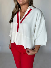Load image into Gallery viewer, Varsity Charm Sweater

