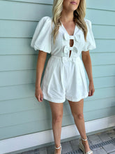 Load image into Gallery viewer, Yours Truly Bow Romper
