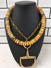 Load image into Gallery viewer, Large Horse Bit Necklace
