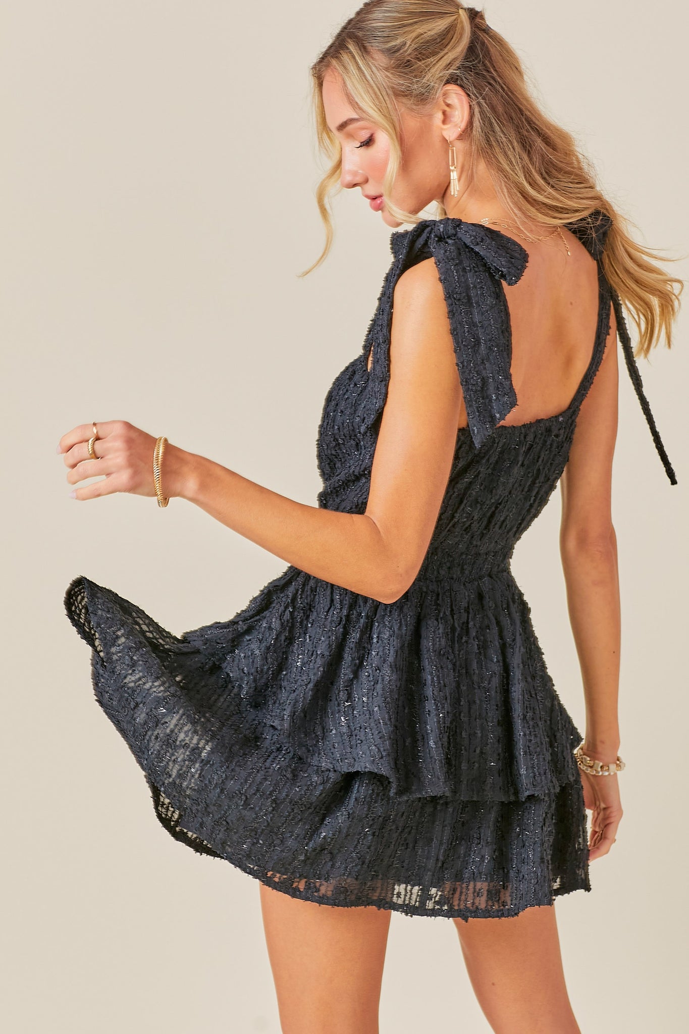 Black Widow Romper Dress FEARLESS Boutique Black Widow Romper Dress FEARLESS Boutique