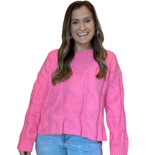 Load image into Gallery viewer, Pink Please Sweater
