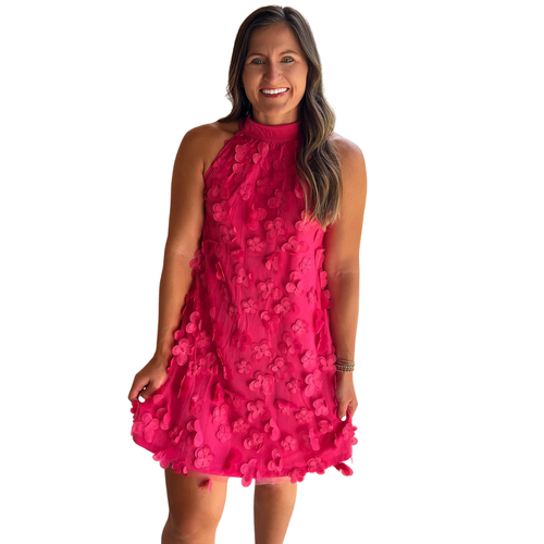 Watermelon Sugar Halter Dress